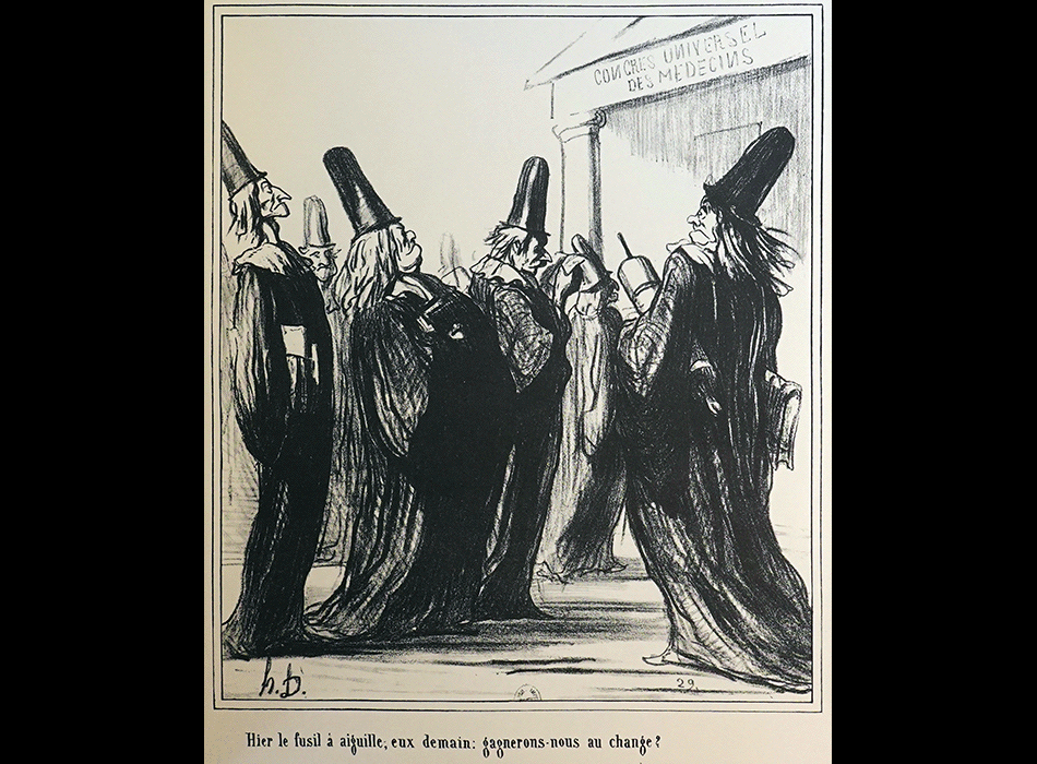 DAUMIER Honoré : Actualités - Congrès universel des Médecins - 1867