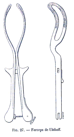 Forceps de Uhthoff