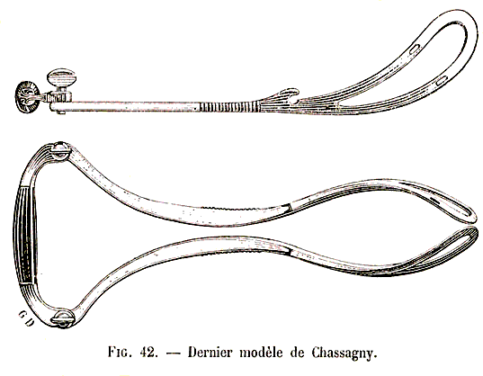 Forceps de Chassagny ; dernier modèle