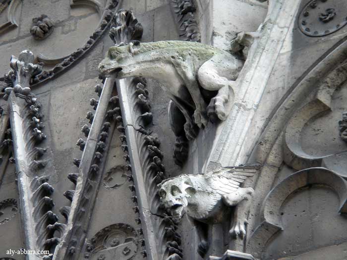 Paris : Cathédrale de Notre-Dame de Paris (les monstres protecteurs