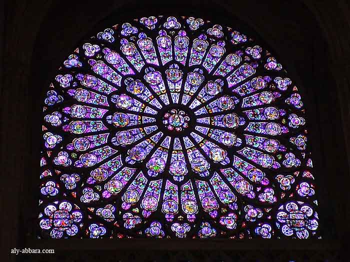 Paris : Cathédrale de Notre Dame de Paris (Vitraux)