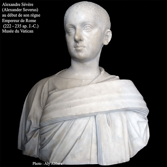 L'Empereur romain Alexandre Sévère - Bust en marbre - Le Capitole - Rome