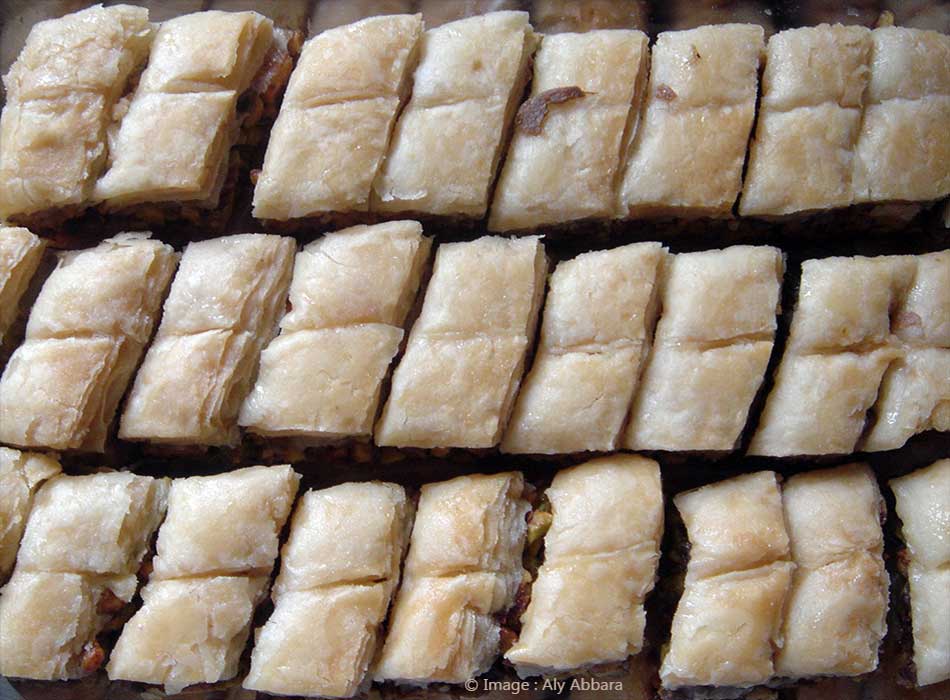 Pâtisserie syrienne - Homs - Baqlawa - بفلاوة 