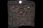 Gilgamesh et Enkidou : stèle de Gouzana (tel Halaf) - Syrie