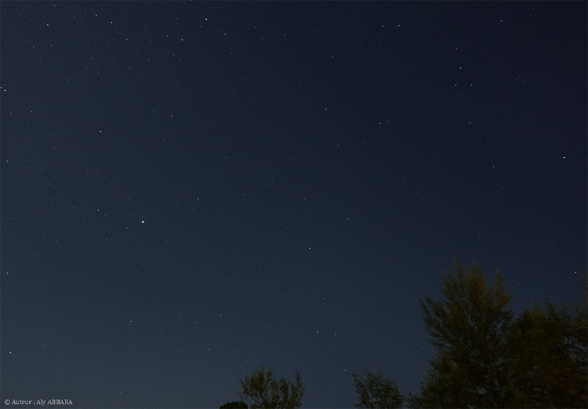 Constellations du Burin, du Peintre, de la Dorade, du Réticule et de l'Horloge - Image prise au Sud du Cambodge
