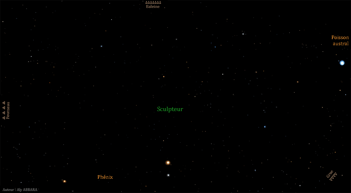 La constellation du Sculpteur -  Sculptor - (Sculptoris -  Scl)