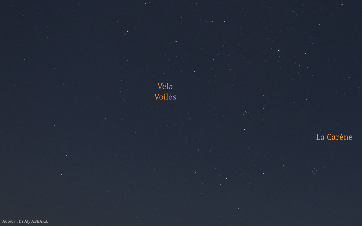 Constellation des Voiles - Vela - (Velorum -  Vel) - Image prise au Sud du Cambodge