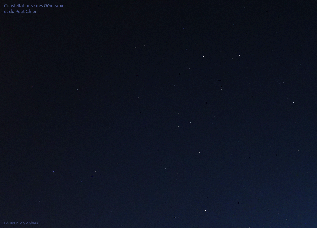 Astronomie - Constellation des Gémeaux (Gemini - Gem - Geminorum) - Image 03