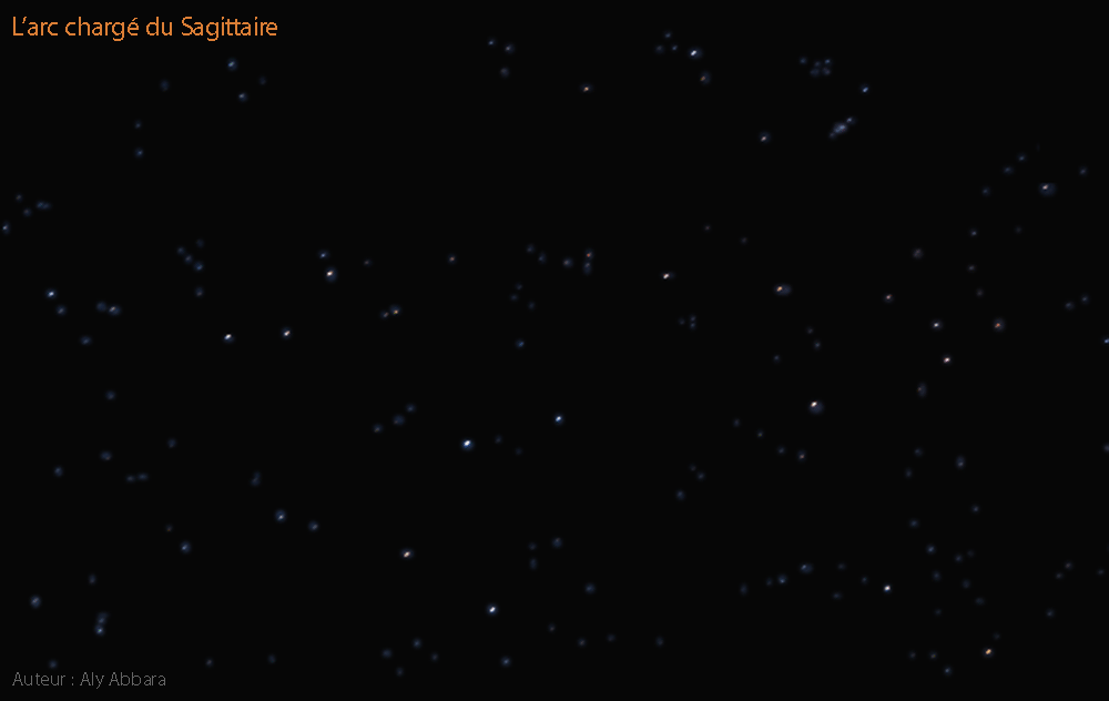 Constellation du Sagittaire - L'arc chargé
