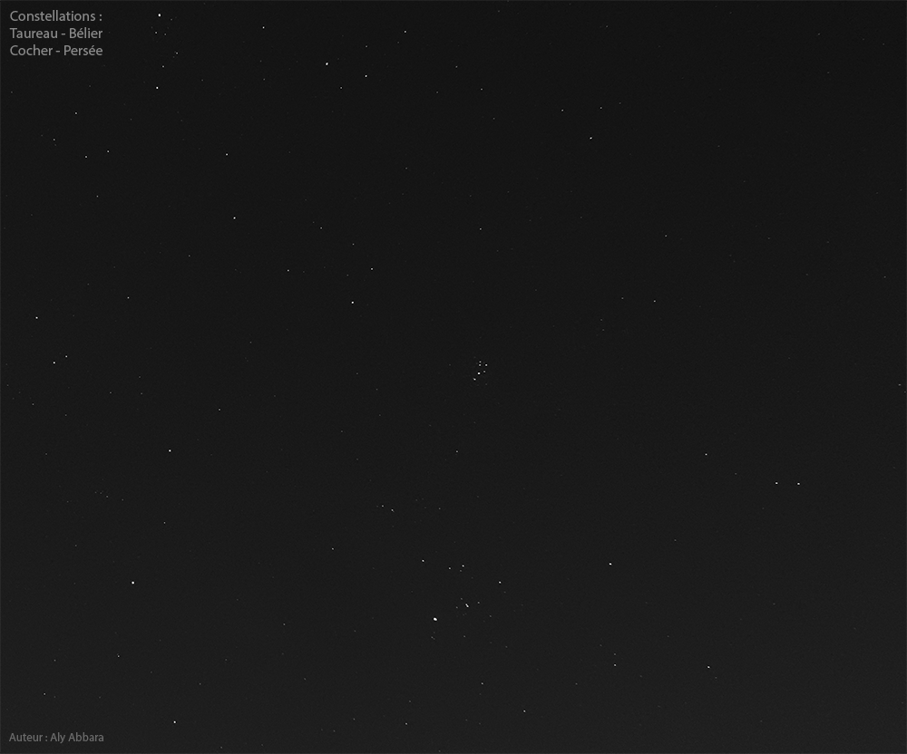 Astronomie - Constellation du Bélier (Aries - Arietis) et du Taureau (Taurus)