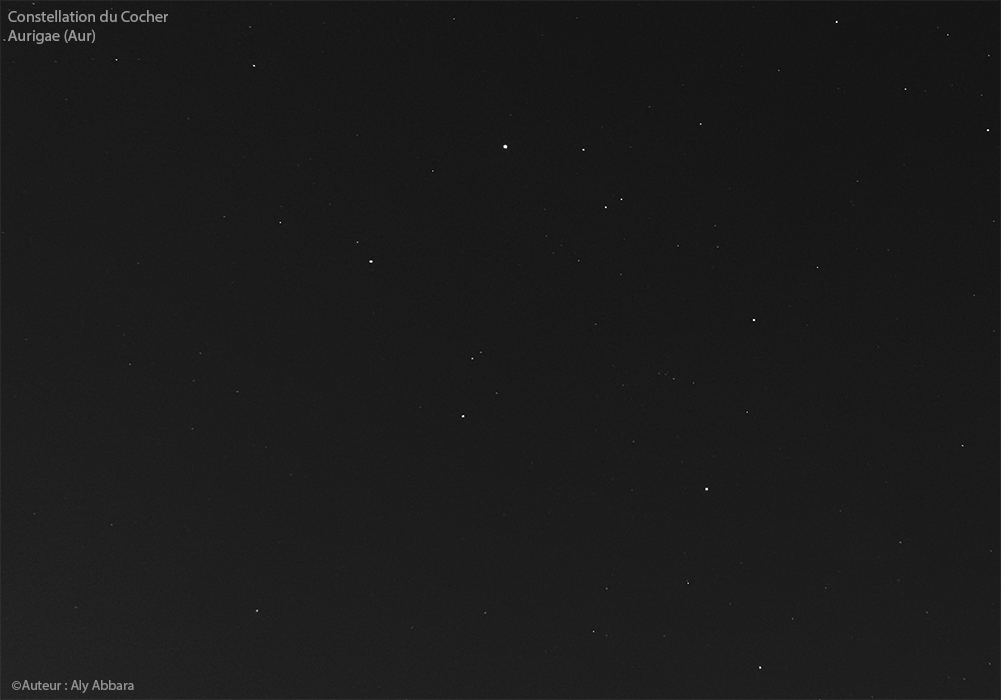 Astronomie - Constellation du Cocher (Auriga - Aurigae)