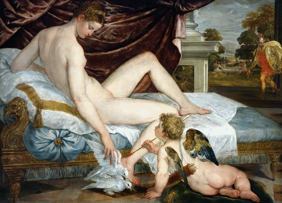 Vénus et l'Amour (Eros ou Cupidon)
