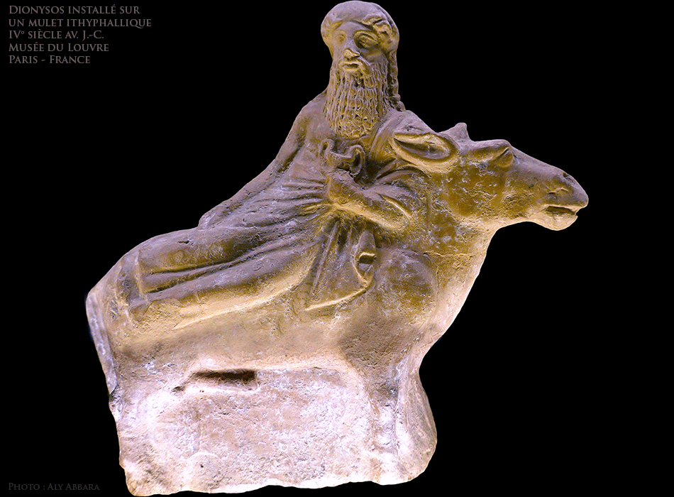 Paris - Musée du Louvre - Dionysos sur un mulet ithyphallique