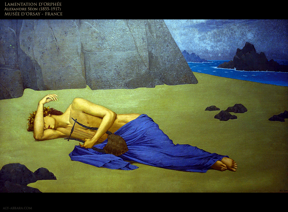 France - Paris - Musée d'Orsay - Lamentation d'Orphée - Alexandre Séon (1855 - 1917)
