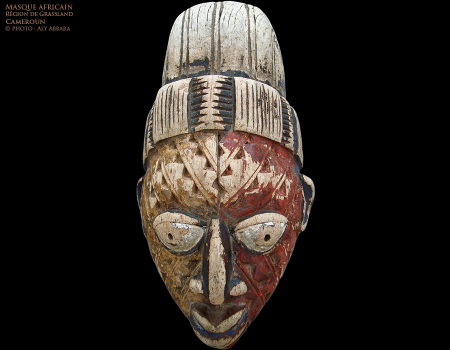 Art africain - Masque de la région du Grassland camerounais ? - Cameroun