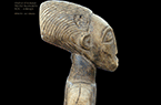 Statuette : Homme à tête surmontée d'un oiseau