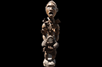 Statues Minkisi Minkondi - Fétiches à clous produites par les peuples Kongo