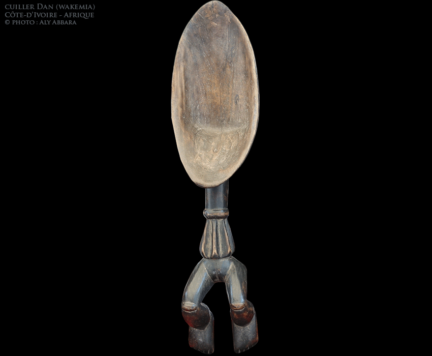 Art africain - Cuiller Dan (Yacouba) ou wakemia - Côte d'Ivoire - Afrique - Exemple 01