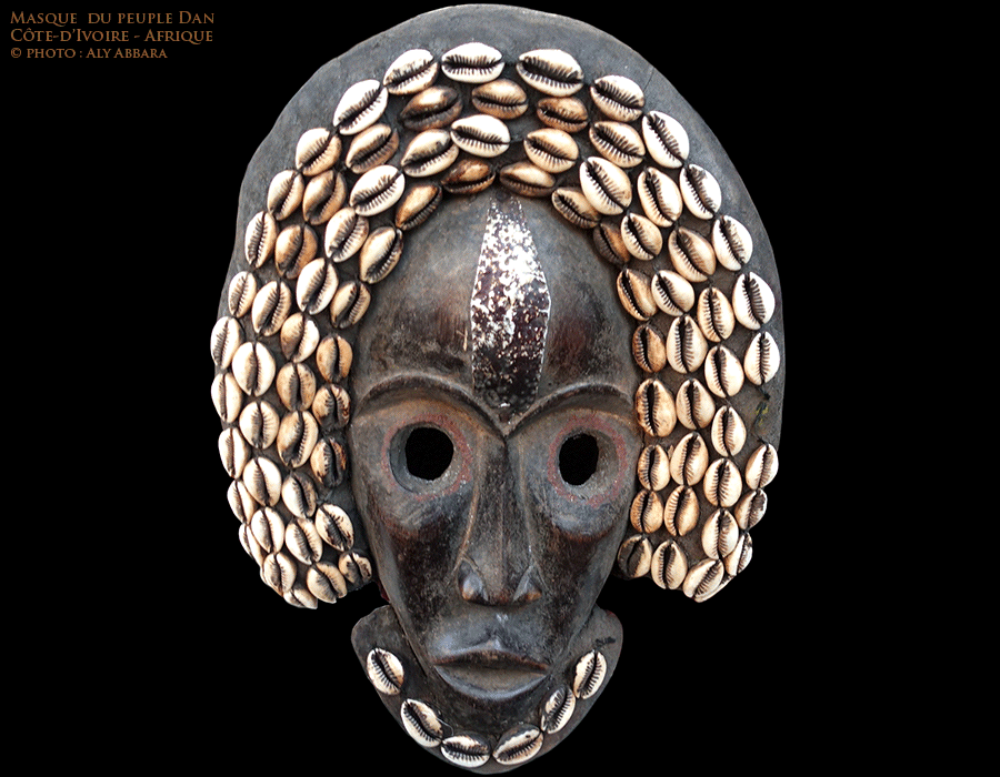 Art africain - Masque facial du peuple Dan (Yacouba) - Côte d'Ivoire - Afrique - Exemple 02