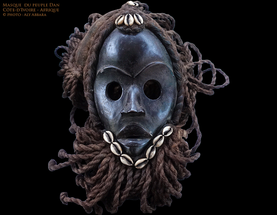 Art africain - Masque facial du peuple Dan (Yacouba) - Côte d'Ivoire - Afrique - Exemple 03