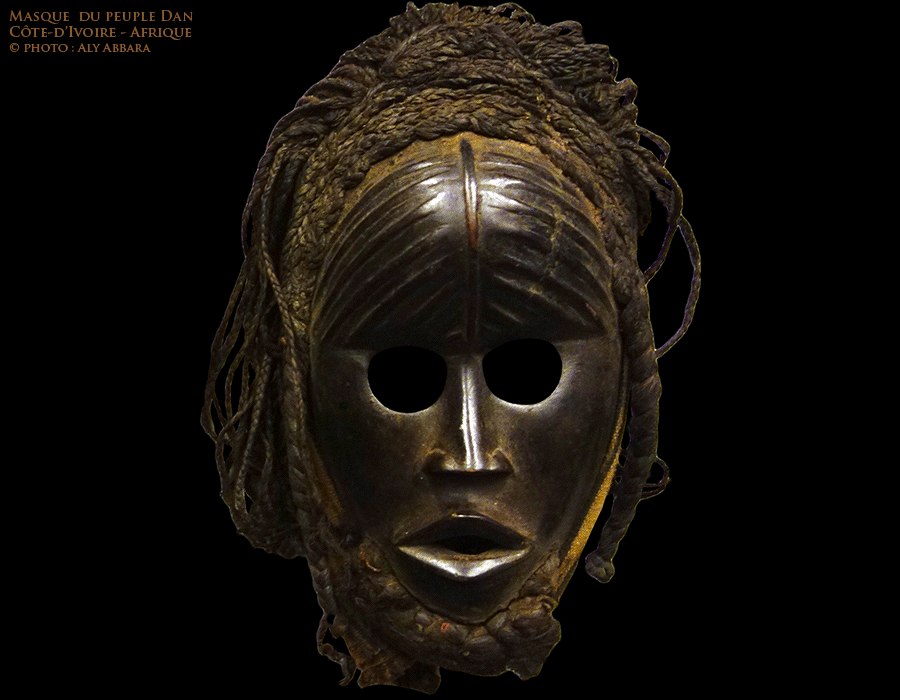 Art africain - Masque facial du peuple Dan (Yacouba) - Côte d'Ivoire - Afrique - Exemple 05