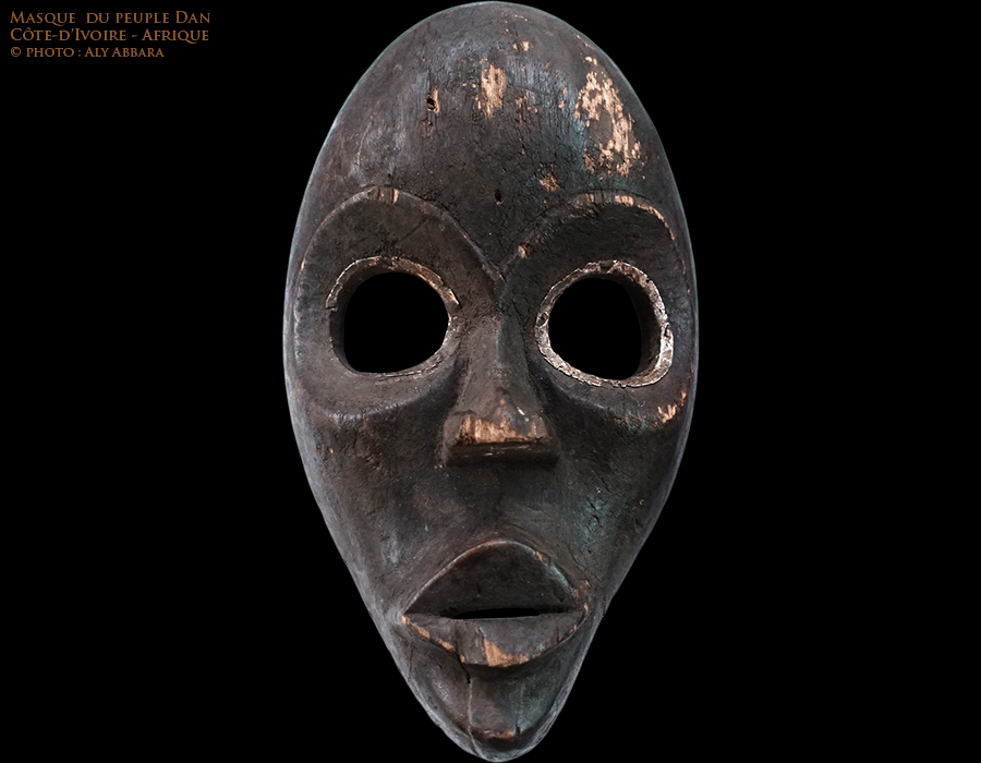 Art africain - Masque facial du peuple Dan (Yacouba) - Côte d'Ivoire - Afrique - Exemple 06