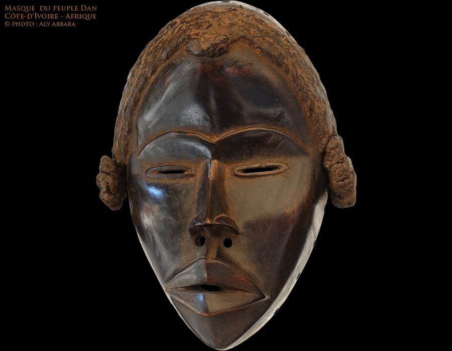 Art africain - Masque facial du peuple Dan (Yacouba) - Côte d'Ivoire - Afrique - Exemple 09