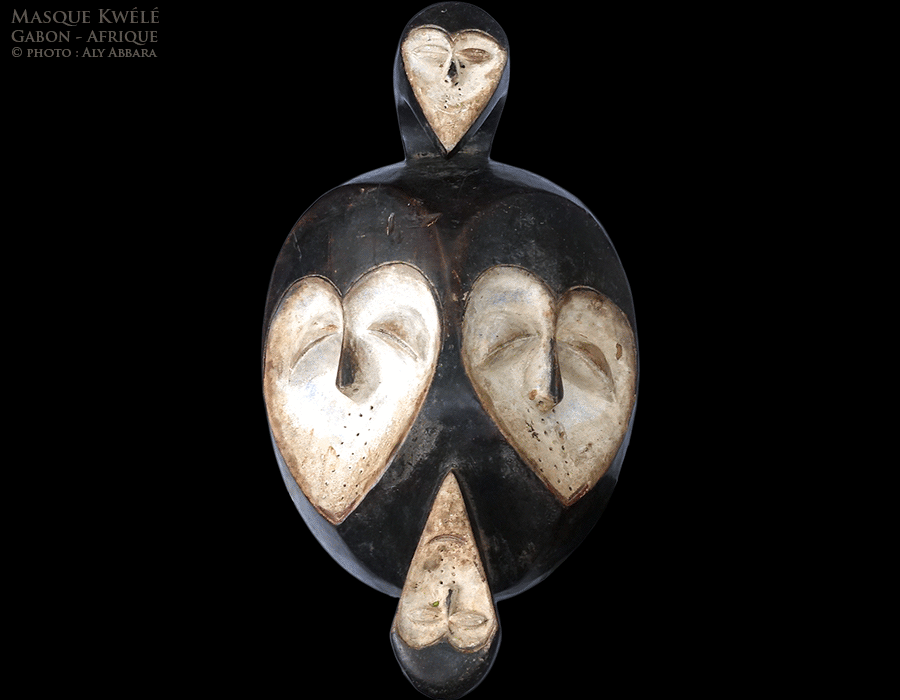 Art africain - Masques Kwélé quadriface - Gabon - Exemple 05