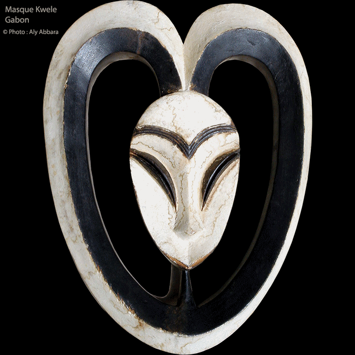 Art africain - Masques Kwélé - Gabon - Exemple 01