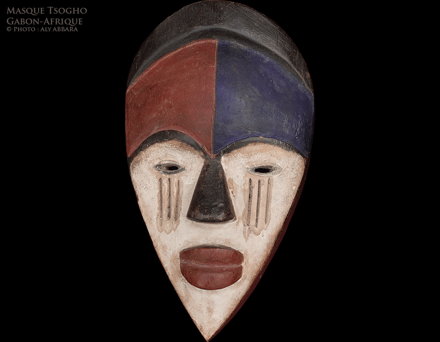 Masque produit par le peuple Tsogho - Gabon - Exemple 4