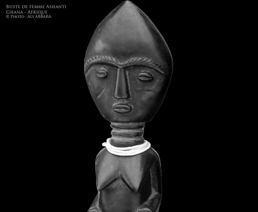 Art africain - Buste de femme - Peuple Ashanti - Ghana