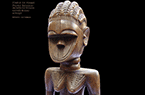 Statue de femme - L'art de sculpture du peuple Bidjogo - Guinée-Bissau- Afrique