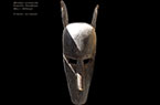 Masque facial au thème animalier - Peuple Bamana (ou Bambara) - Mali