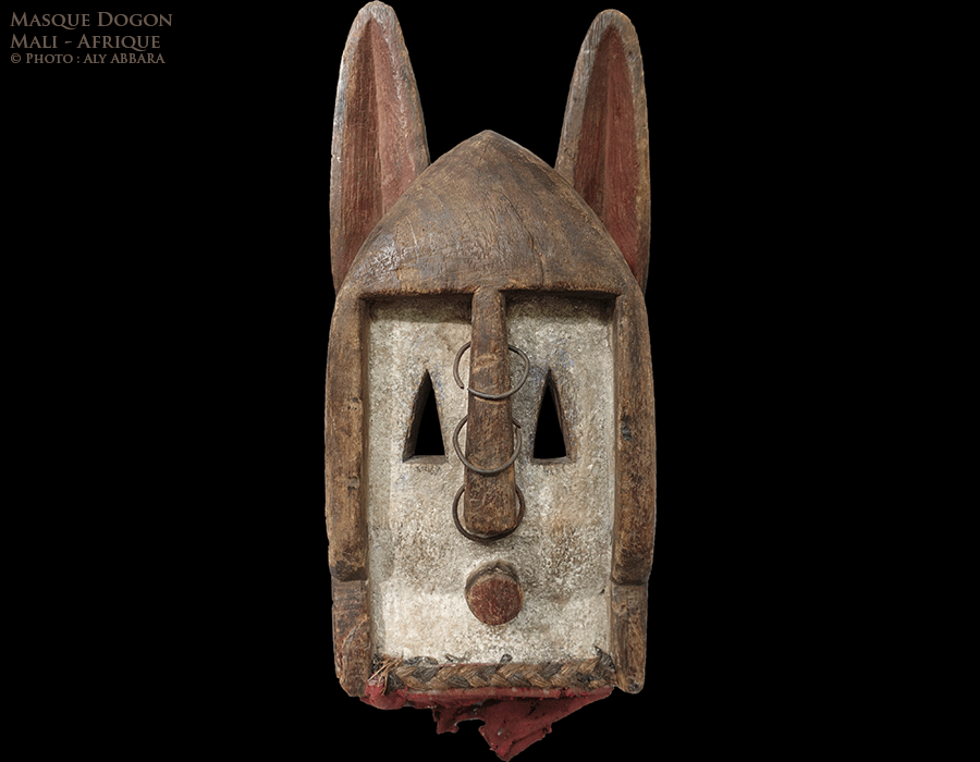 >Art africain - Masque - thème animalier - Peuple Dogon - Mali