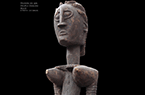 Statue féminine - Pileuse de mil (céréale à petits grains)- oeuvre du peuple Dogon - Mali