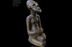 Art africain - Djennée - Mali  - Homme barbu à corps d'une femme enceinte