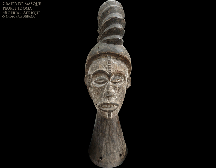 Art africain - Masque cimier du peuple Idoma - Nigeria