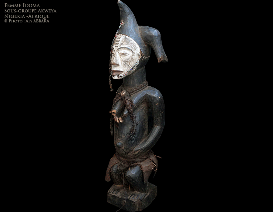 Art africain - Statue de femme Idoma - Sous-Groupe Akweya - Nigeria