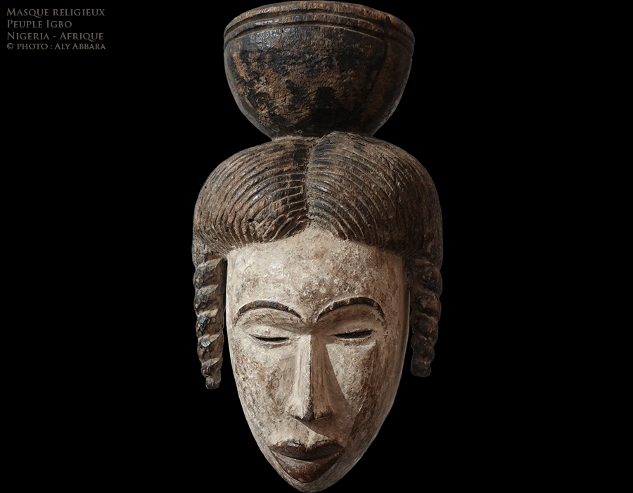 Art africain - Masque religieux - Peuple Igbo - Nigeria