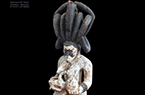 Statue ikenga anthropomorphe : maternité - Peuple Igbo (Ibo) - Nigeria - Afrique