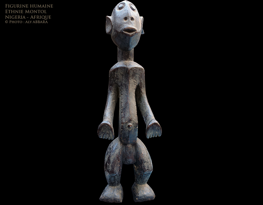 Art africain - Statue anthropomorphe du peuple Montol - Nigeria