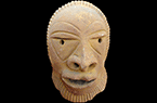 Statue du peuple Nok - Tête masculin barbue - Nigeria - Afrique