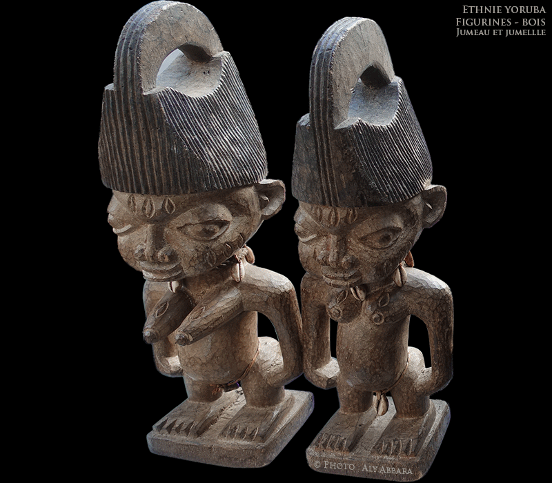 Statuettes dédiées au culte des jumeaux (ibeji) - Sculpture de l'ethnie Yoruba