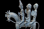 Statuette : Les Cavaliers de Sao- Tchad  - Afrique