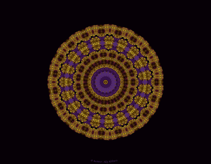 Anémone pulsatille - kaléidoscopie