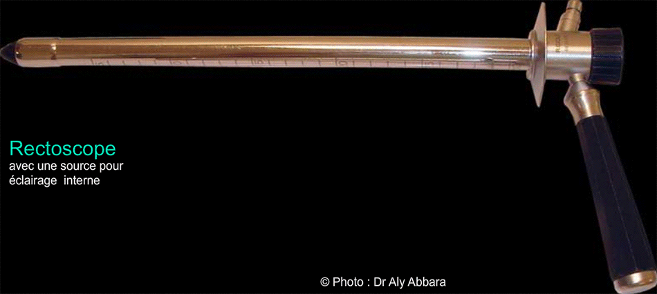 Rectoscope ou endoscope rectal