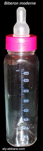 Biberon moderne de capacité de 250 ml, à débit réglable