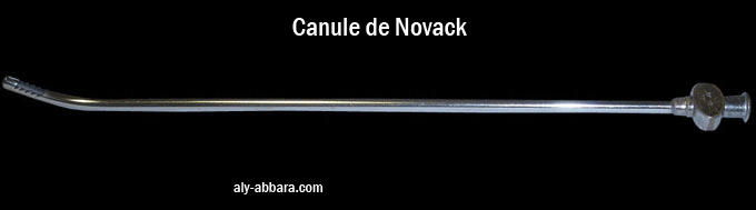 Canule de Novack