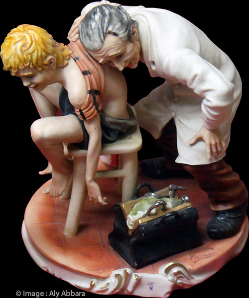 Mdecine d'autrefois - auscultation thoracique directe