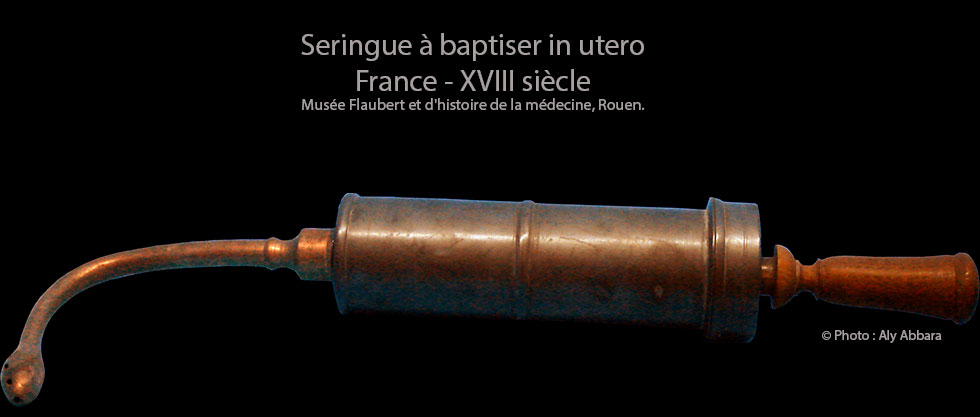 Seringue à baptiser